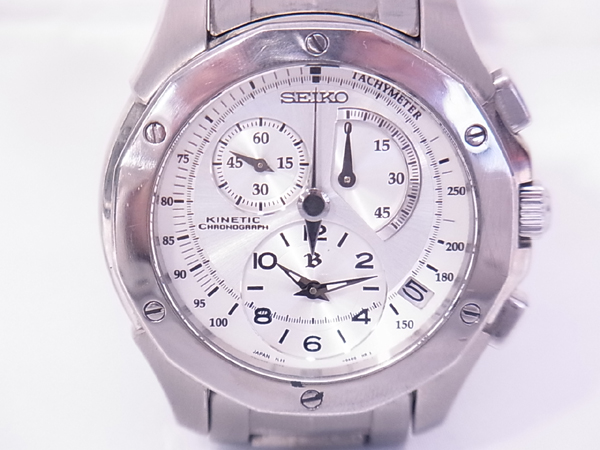 〓 セイコー SEIKO 腕時計 キネティック ブライツ BRIGHTZ 7L22-0AG0 メンズ オートクオーツ クロノグラフ 即決あり