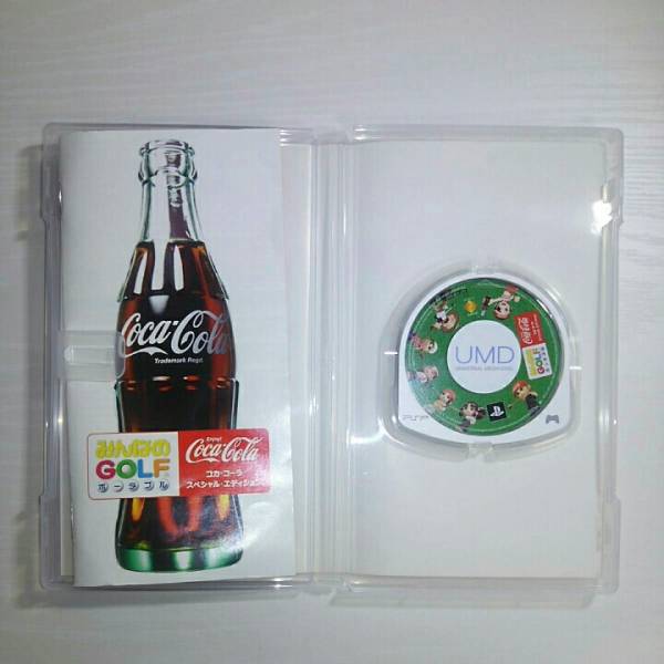 みんゴル みんなのGOLF ポータブル コカ・コーラ PSP（PSP みんなの 
