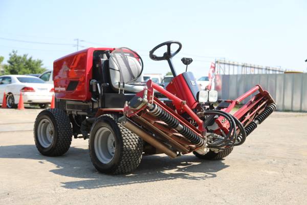 バロネス LM283 乗用3連 リールモア 草刈機 芝刈り機 刈幅 180cm(芝刈 