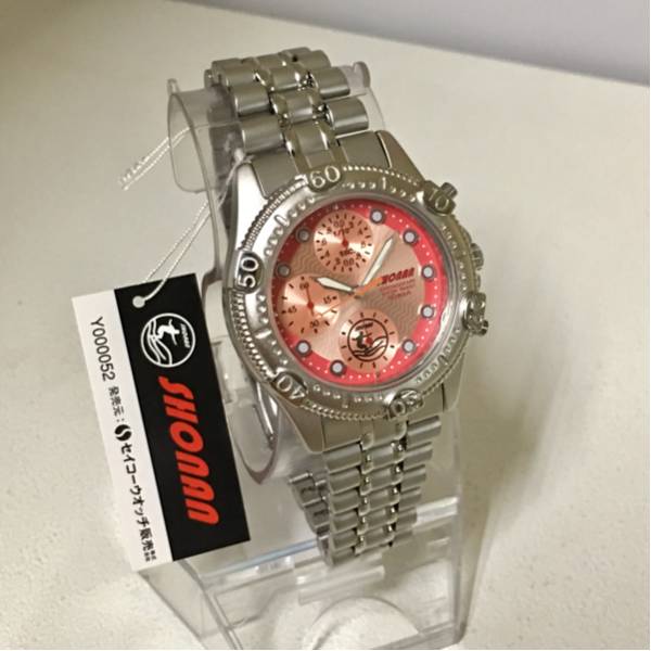 【新品未使用】SEIKO SHONAN Y000052 セイコー 湘南 多軸 クオーツ 腕時計 レッド 動作確認済み 貴重 激レア！！