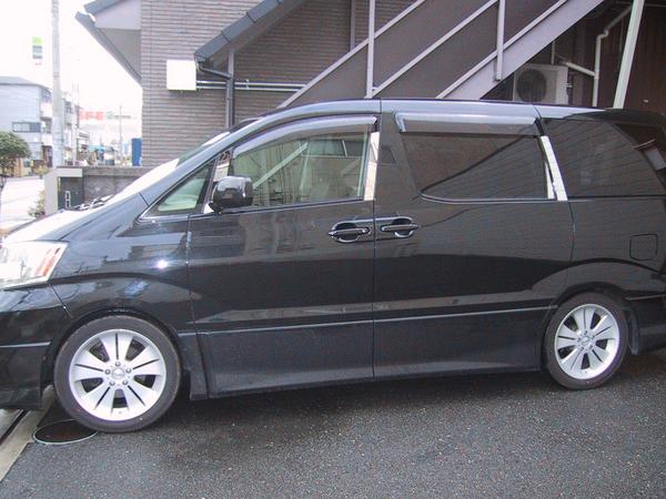 アルファード 10系 鏡面 ピラーパネル ●10点● バイザー有用