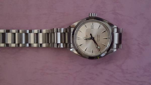 オメガ　シーマシター　アクアテラ レデース　150m／500ft シルバー_1