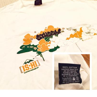 【正規品】ハワイ限定 STUSSY ISLAND SNOW ステューシー Tシャツ サイズL 着丈69cm 身幅50cm グラフィティ OLD STUSSY 激レア♪ 80's～90's