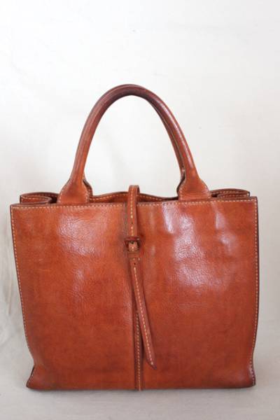genten(ゲンテン）◆トスカレザー トートバッグ(手提げ）