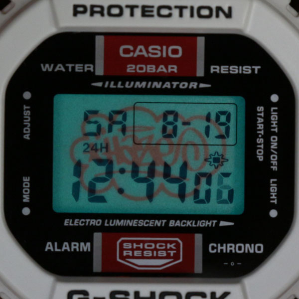 未使用同様 ERIC HAZE×CASIO G-SHOCK DW-5600EH-7JR 25周年 コラボ  