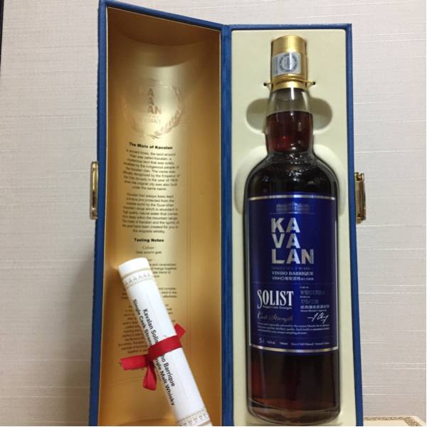 カバラン　KAVALAN ソリスト ビーニョワイン樽 シングルカスク　700ml