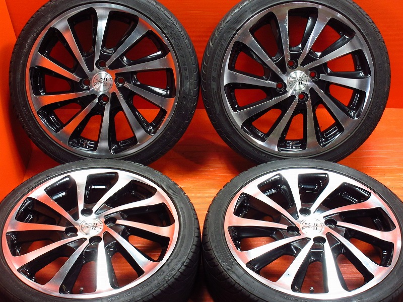 激安！現品限り！在庫処分1円～☆BADX D.O.S. TURBINE II バドックス ディーオーエス タービンII 16インチ5J+45 PCD4穴100 ワゴンRタント等