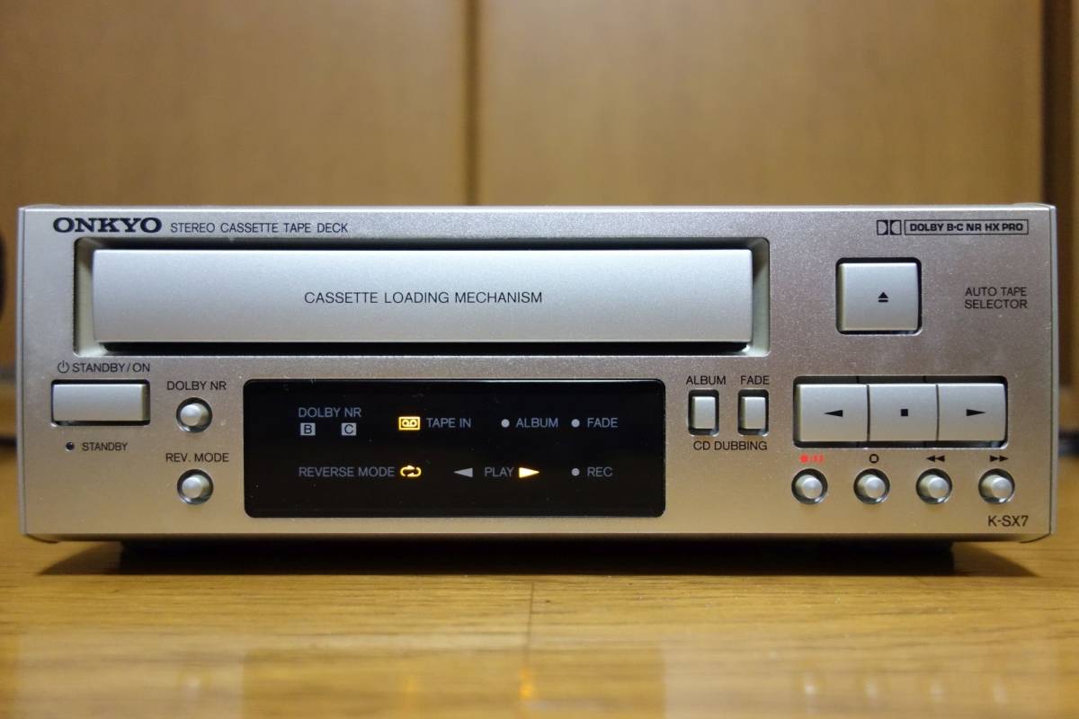 再生・録音できました FRシリーズ用 カセットデッキ K-SX7 (ONKYO