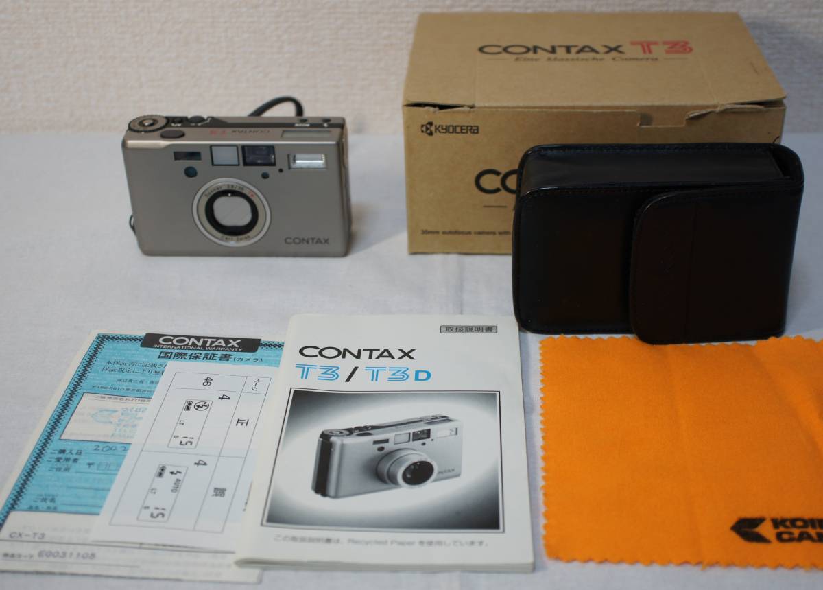 ☆CONTAX コンタックス フィルムカメラ T3 難あり☆ 【公式通販】