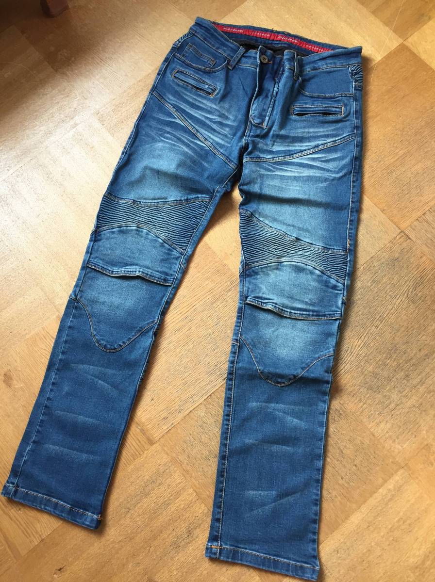 《美品》コミネ PK-718 スーパーフィットケブラーデニムジーンズ_1