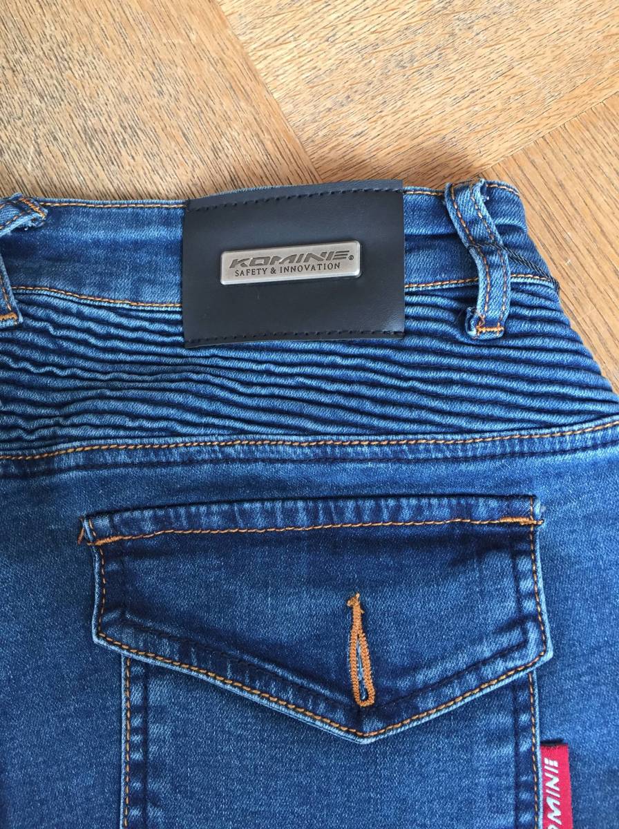 《美品》コミネ PK-718 スーパーフィットケブラーデニムジーンズ_3
