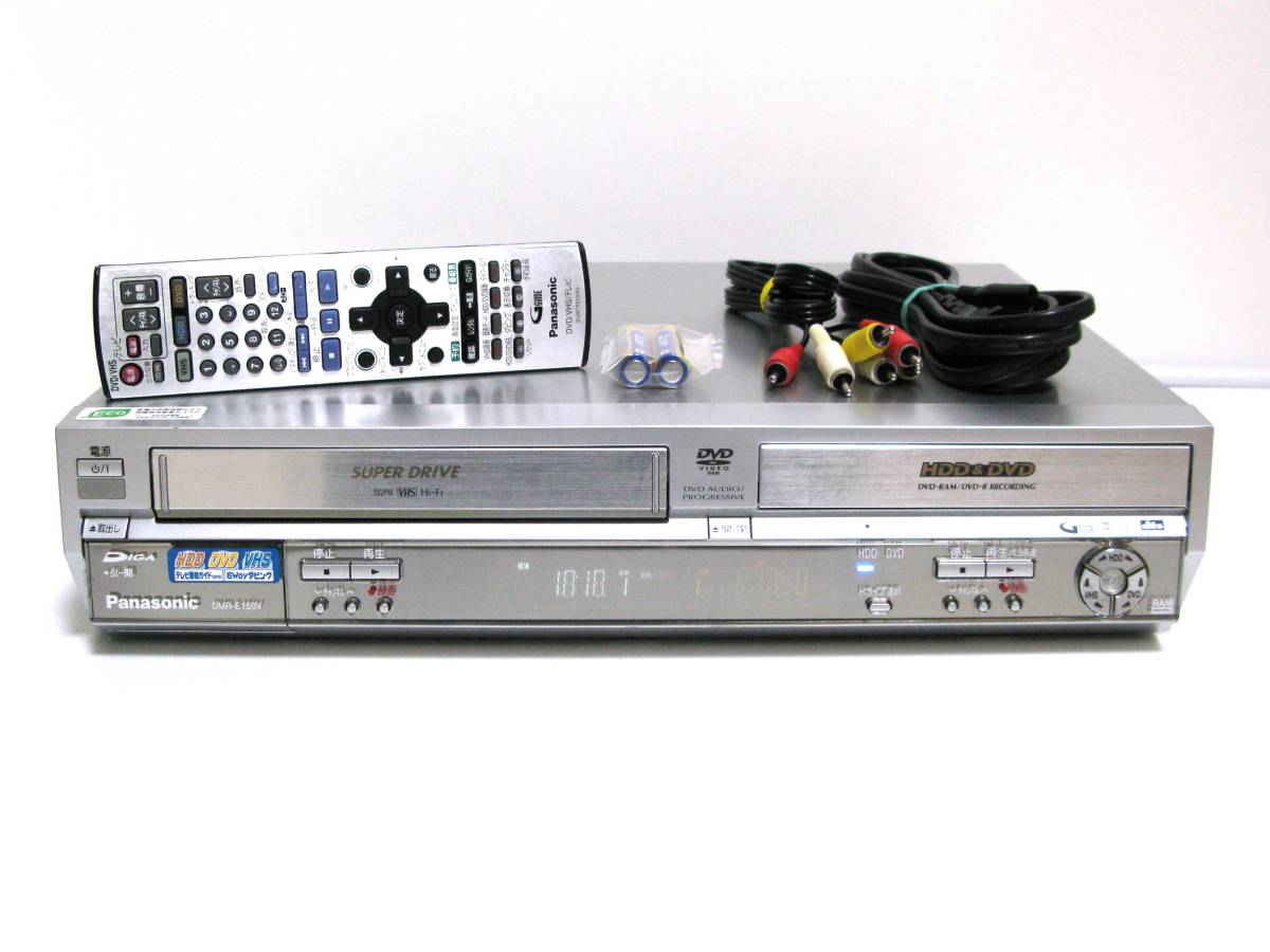 ☆VHSダビングに☆Panasonic DMR-E150V☆HDD＆DVD＆VHS☆☆U3