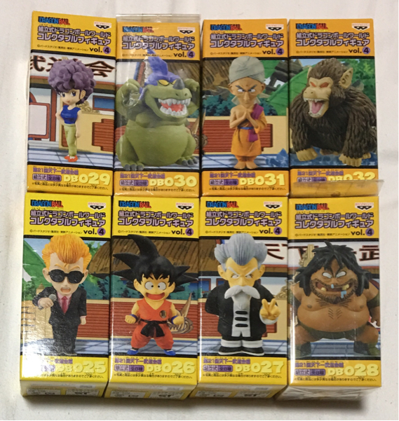 ドラゴンボール ワールドコレクタブルフィギュア vol.4 全8種 国内正規