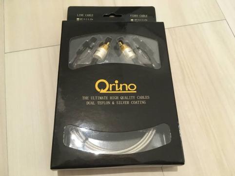 送料無料Qrino 高級RCAケーブル 0.5m/1本のみ当時物_1