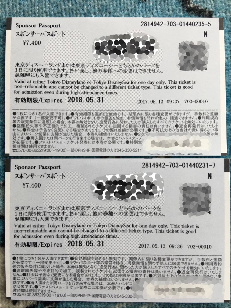 ディズニーパスポート ペア