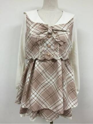 【即決】【新品】リズリサ×マイメロディ リズメロ チェック柄セーラーSET UP