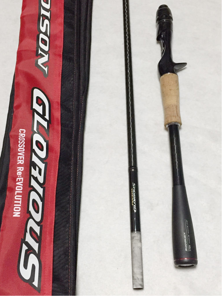 美品 シマノ×ジャッカル 16ポイズングロリアス 172H ラッシュバーン