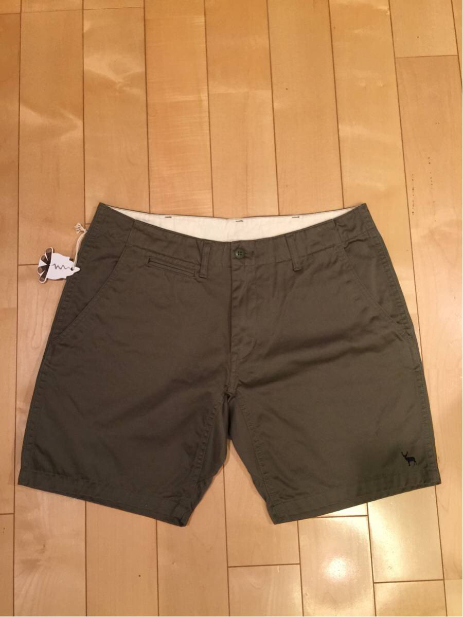 マウンテンリサーチ チノショーツ カーキ L