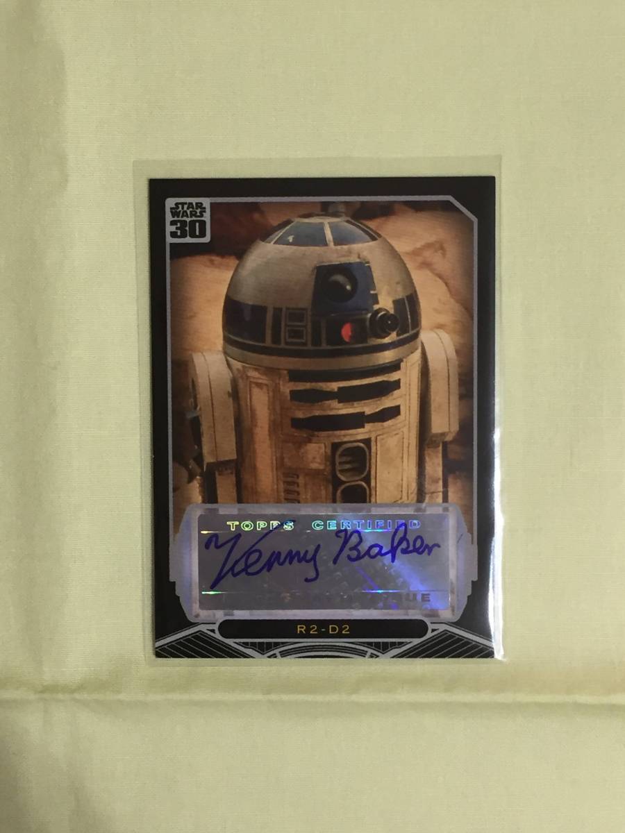スターウォーズ R2-D2 ケニー・ベイカー氏直筆サイン入 未開封 保証