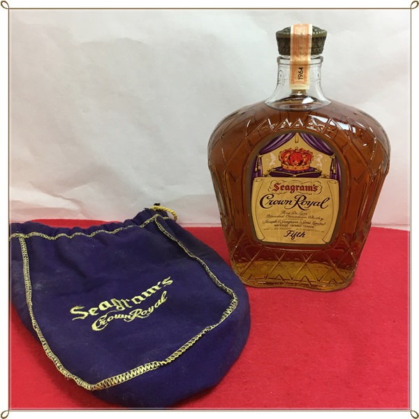 未開栓 シーグラム クラウン ロイヤル Seagram's Crown Royal 700ml 袋付