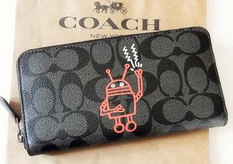 コーチ 長財布 キースへリングのYahoo!オークション(旧ヤフオク!)の