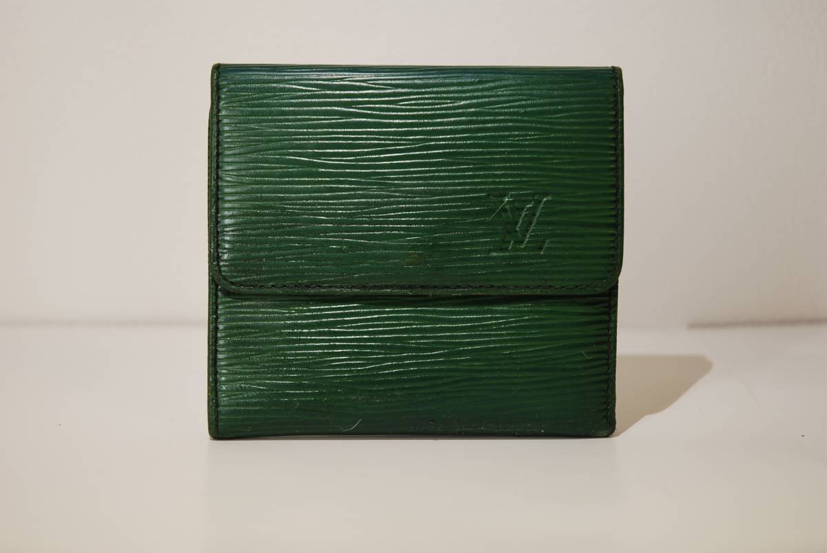 ♪【良品・本物】ヴィトン ■ エピ ■ Wホック財布 ■ボルネオ グリーン■ 231 ♪