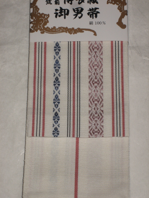 2025，100%新品 特価 本場筑前博多織 男帯 献上柄１６(帯)｜売買されたオークション情報、yahooの商品情報をアーカイブ公開 - オークファン 帯