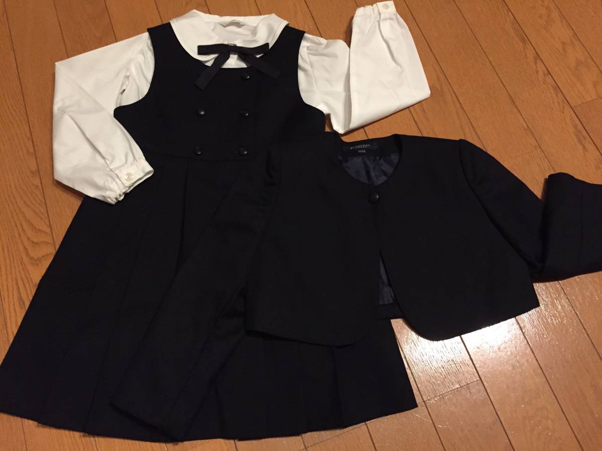 バーバリー アンサンブル ボレロ&ワンピース&ブラウス 110 お受験