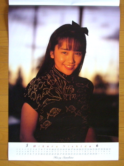 1995年 西田ひかる カレンダー 保管品の入札履歴 - 入札者の順位
