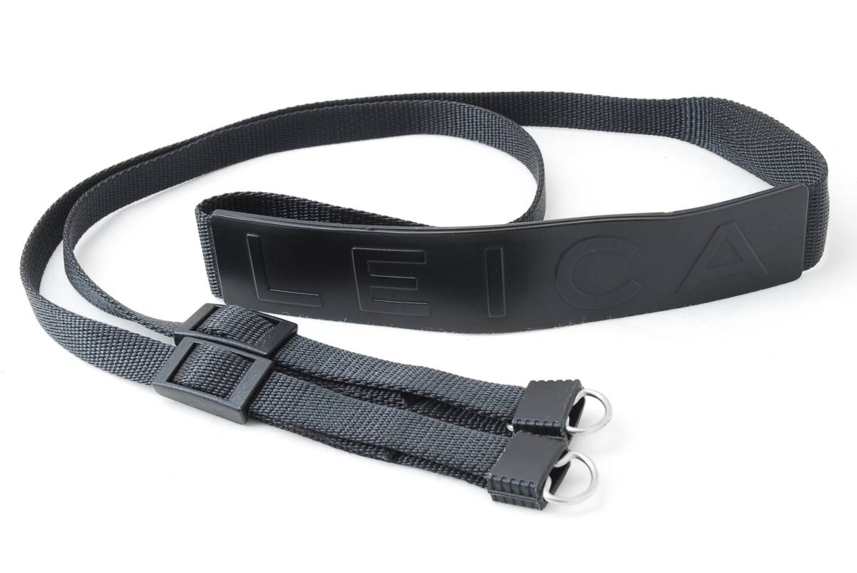 ☆LEICA ライカ 純正 ストラップ 黒 金具付 ドイツ製 Germany M2 M3 M4