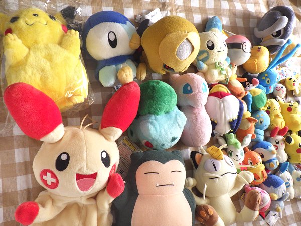 ポケモン ぬいぐるみ ピカチュウ ポッチャマ プラスル マイナン