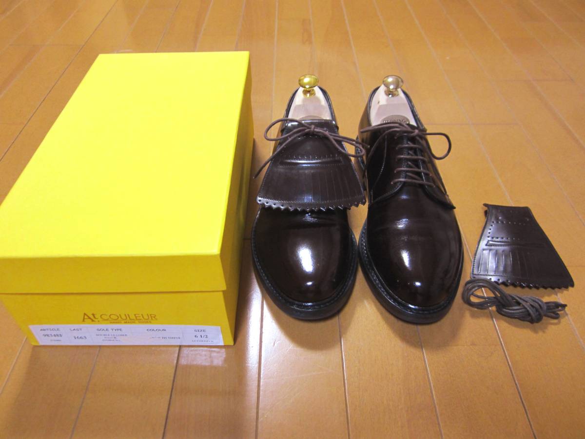 エディフィス(EDIFICE) プレーントゥ ジャラン・スリワヤ製 美品 JALAN