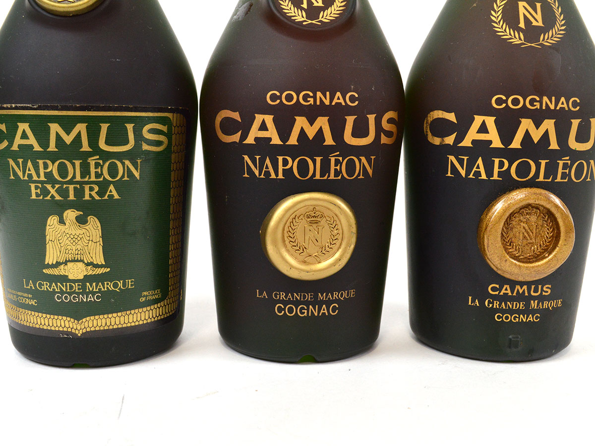古酒 カミュ ナポレオン EXTRA エクストラ コニャック 3本セット 45894◇ CAMUS カミュ/ ナポレオン エキストラ・ナポレオン3本セット