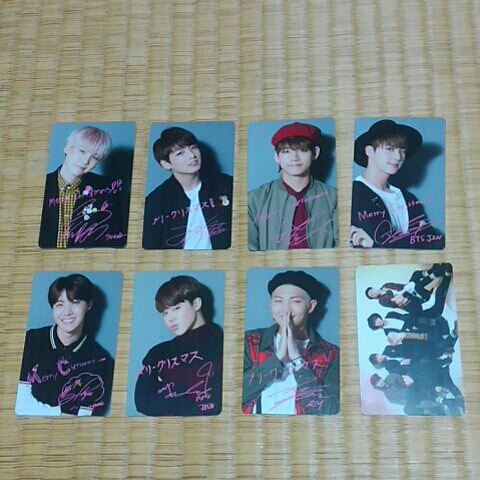 防弾少年団 BTS I NEED U ポニキャ盤 手渡し会 トレカ コンプ