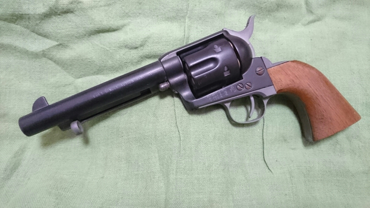 ☆コルト SAA 1st アーティラリー：ハドソン製改；ヘヴィウエイト樹脂