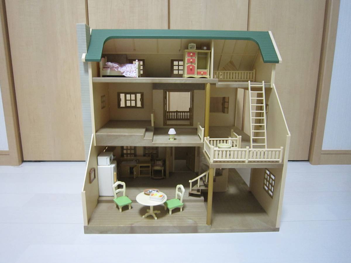♪♪シルバニアファミリー 緑の丘の大きなお家 中古♪♪