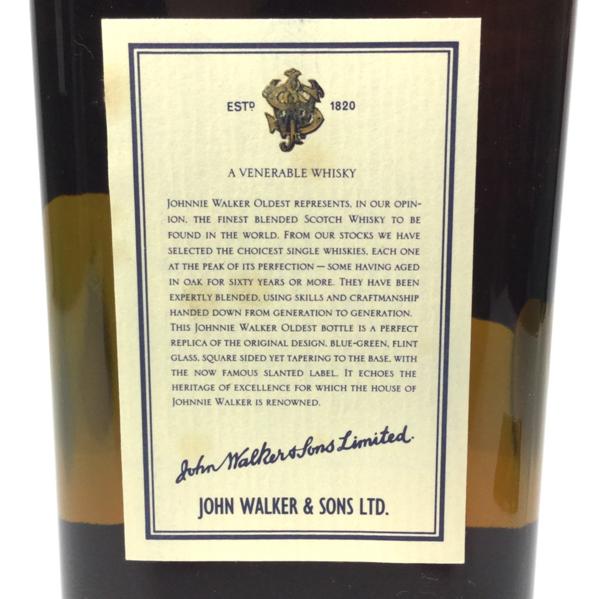 オールデスト ブルーラベル ジョニーウォーカー 未開栓JOHNNIE WALKER