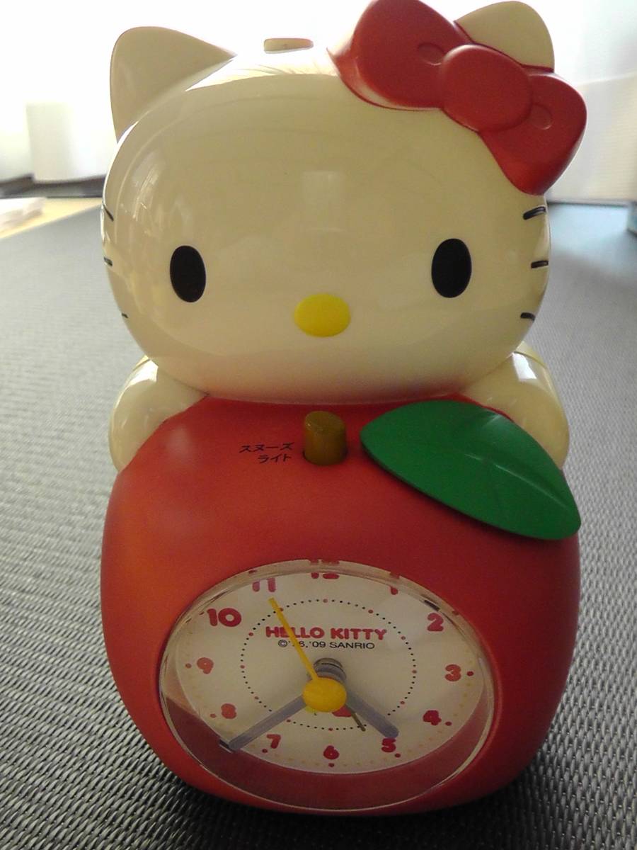 置時計 目覚まし時計 動く アップル ハローキティー シチズン 4rea クオーツ 品kitty取説 箱付 目覚し時計 売買されたオークション情報 Yahooの商品情報をアーカイブ公開 オークファン Aucfan Com