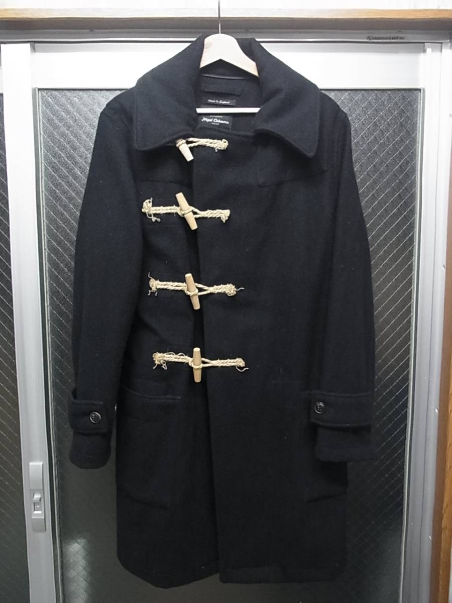 2015年モデル ナイジェルケーボン (NIGEL CABOURN) トレンチ ダッフルコート ネイビー サイズ48 参考定価￥145000