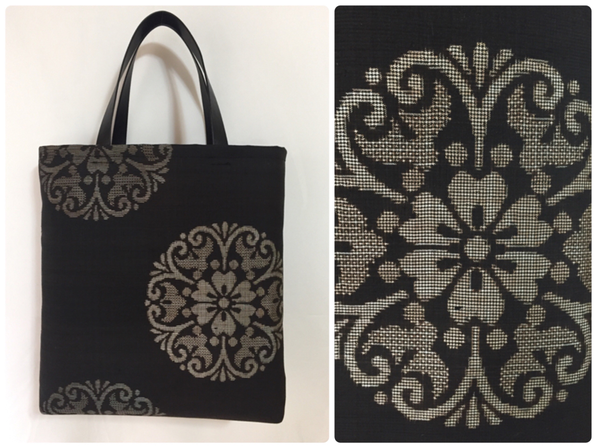 ☆リメイク 735 【 定番 A4型 】本場泥大島紬 華紋① 織り出し