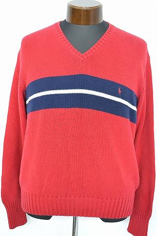 【美品!!】胸囲124ｃm ラルフ★デザインセーター*大きい古着*XL