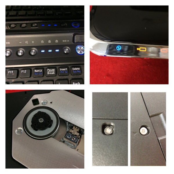 ジャンクFUJITSU LIFEBOOK AH77/D/Core i3-第2世代/メモリ2GB/HDD無し/起動可/BIOS未チェック/画面表示NG