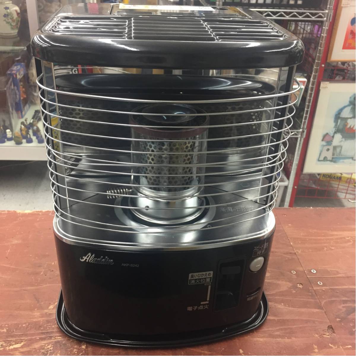 【未使用】Aladdin 石油ストーブ　AKP-S242 中古品】アラジン 石油ストーブ AKP-S242 2011年製 ブラック Aladdin