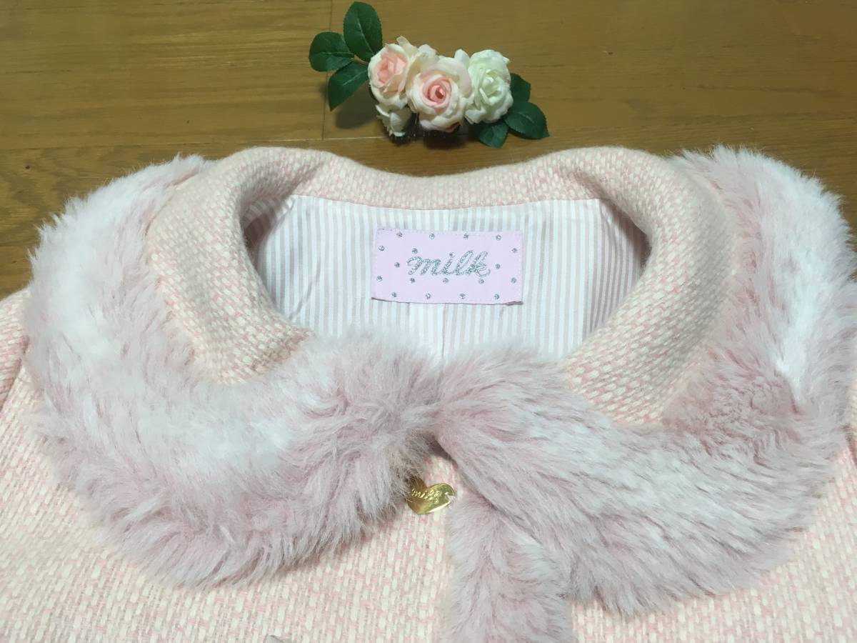 定価41790円！ミルクmilkシンデレラコートピンク(コート)｜売買された 