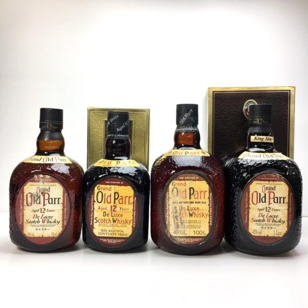 Old Parr オールドパー スコッチウイスキー 750ml/1000ml 4本セット