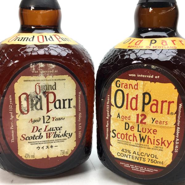 Old Parr オールドパー スコッチウイスキー 750ml/1000ml 4本セット
