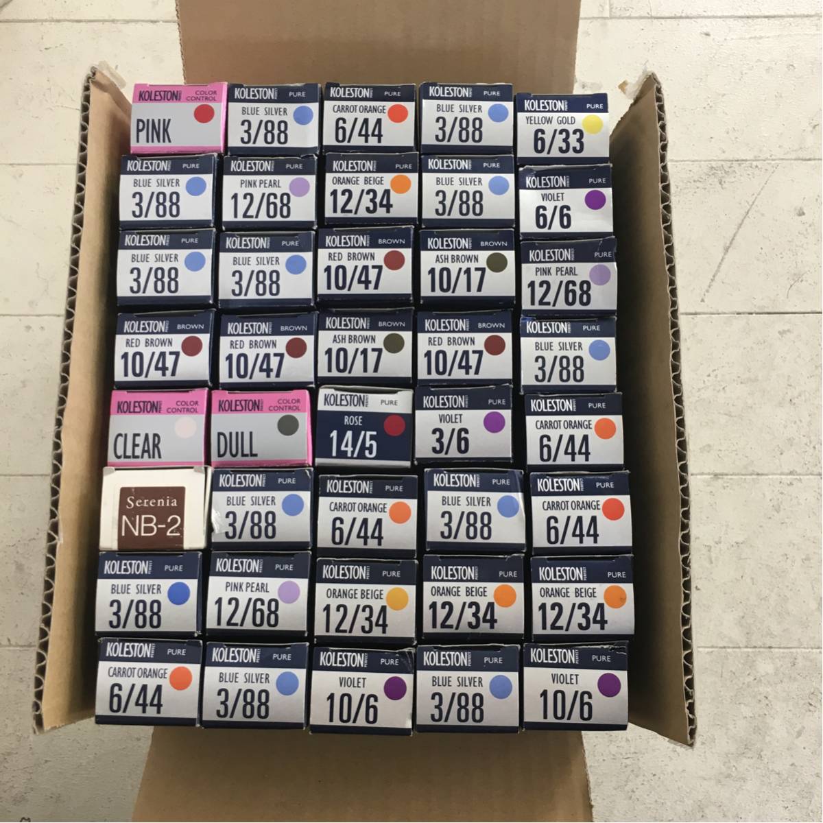 カラー剤 47本セット ヘアカラー1剤(ヘアダイ)の卸通販プロ向け業務用