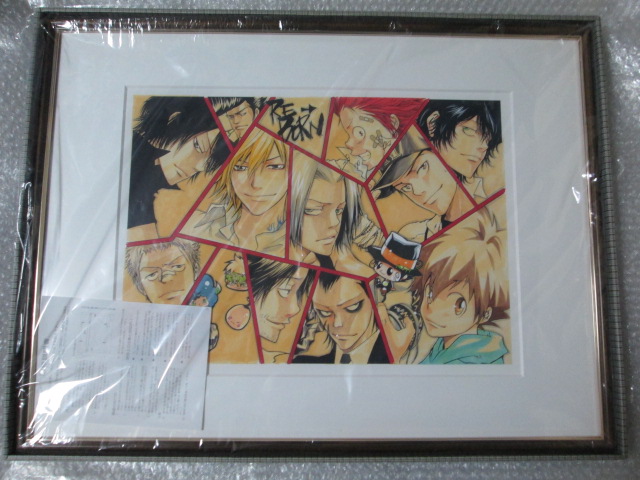 天野明　家庭教師ヒットマンREBORN　リーボーン　複製原画　検　リトグラフ　版画　イラスト　アンティーク