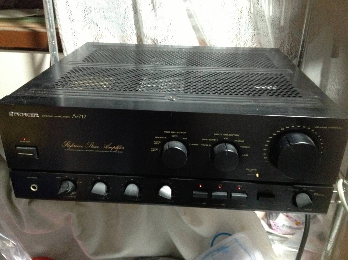 A-717 パイオニア Pioneer プリメインアンプ 通電 PIONEER 現状品 音