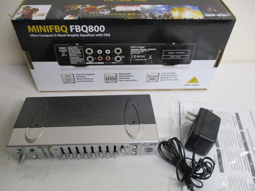 FBQ800 Behringer MINIFBQ 【消費税なし・最高級美中古品】MINIFBQ